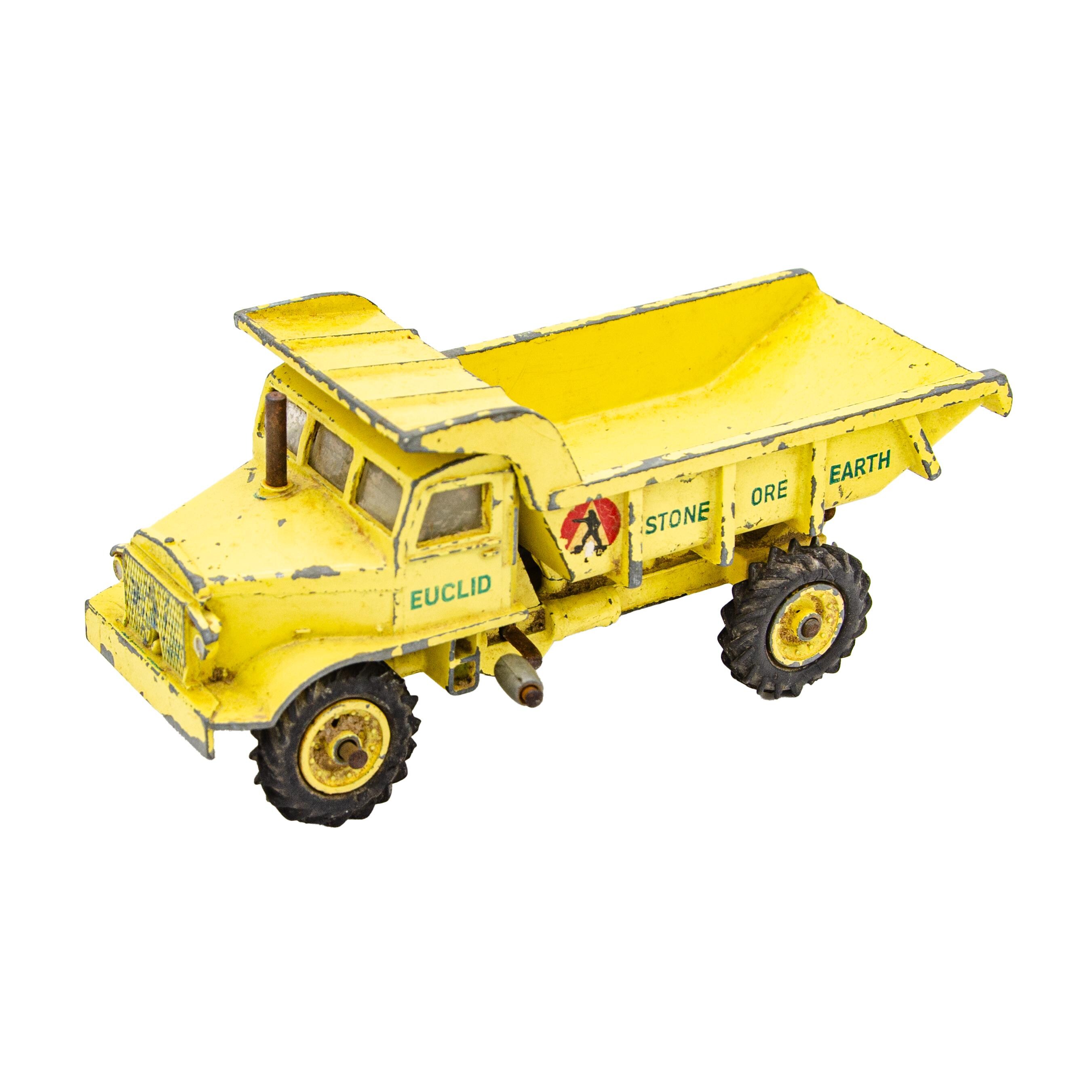 Vintage 1960s Dinky Supertoys Diecast Euclid Rear Dump Truck No