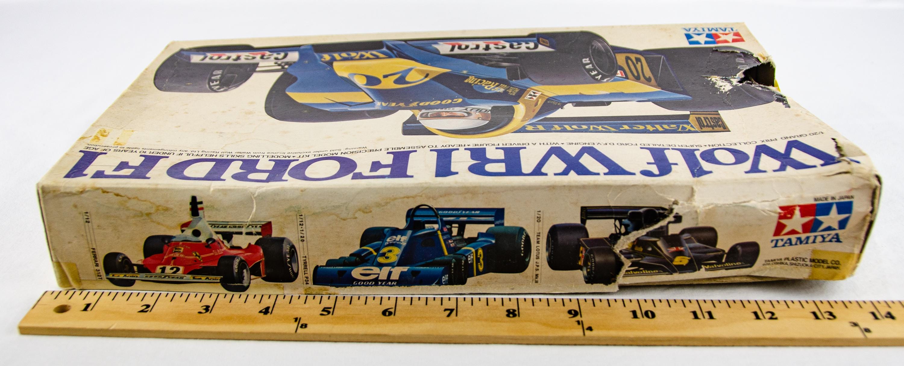 Tamiya Grand Prix Wolf WR1 Ford F1 Japan 1:20 Scale Model Race Car