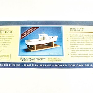 ブルージャケット シップクラフターズ 5/8インチ = 1フィートスケール メインロブスターボート 木製模型キット
