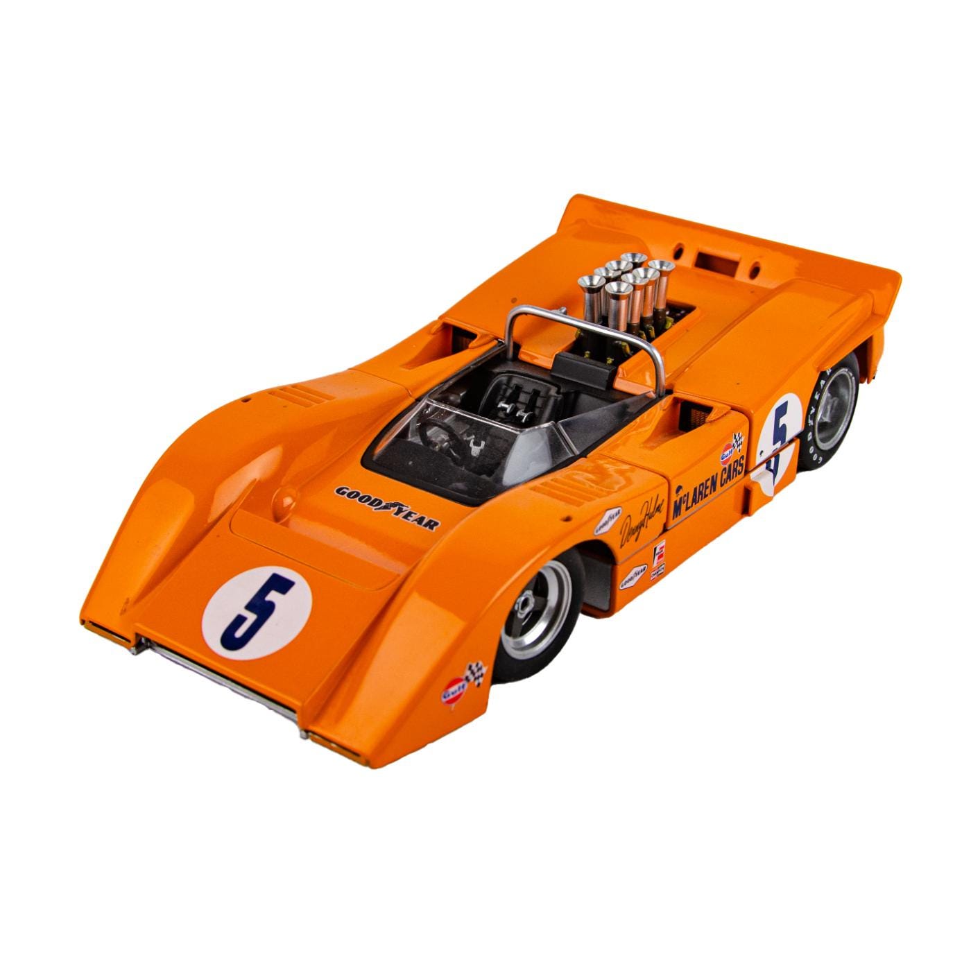 GMP 12022 1968 Denny Hulme Mclaren M8A #5 Orange 1:18 Scale