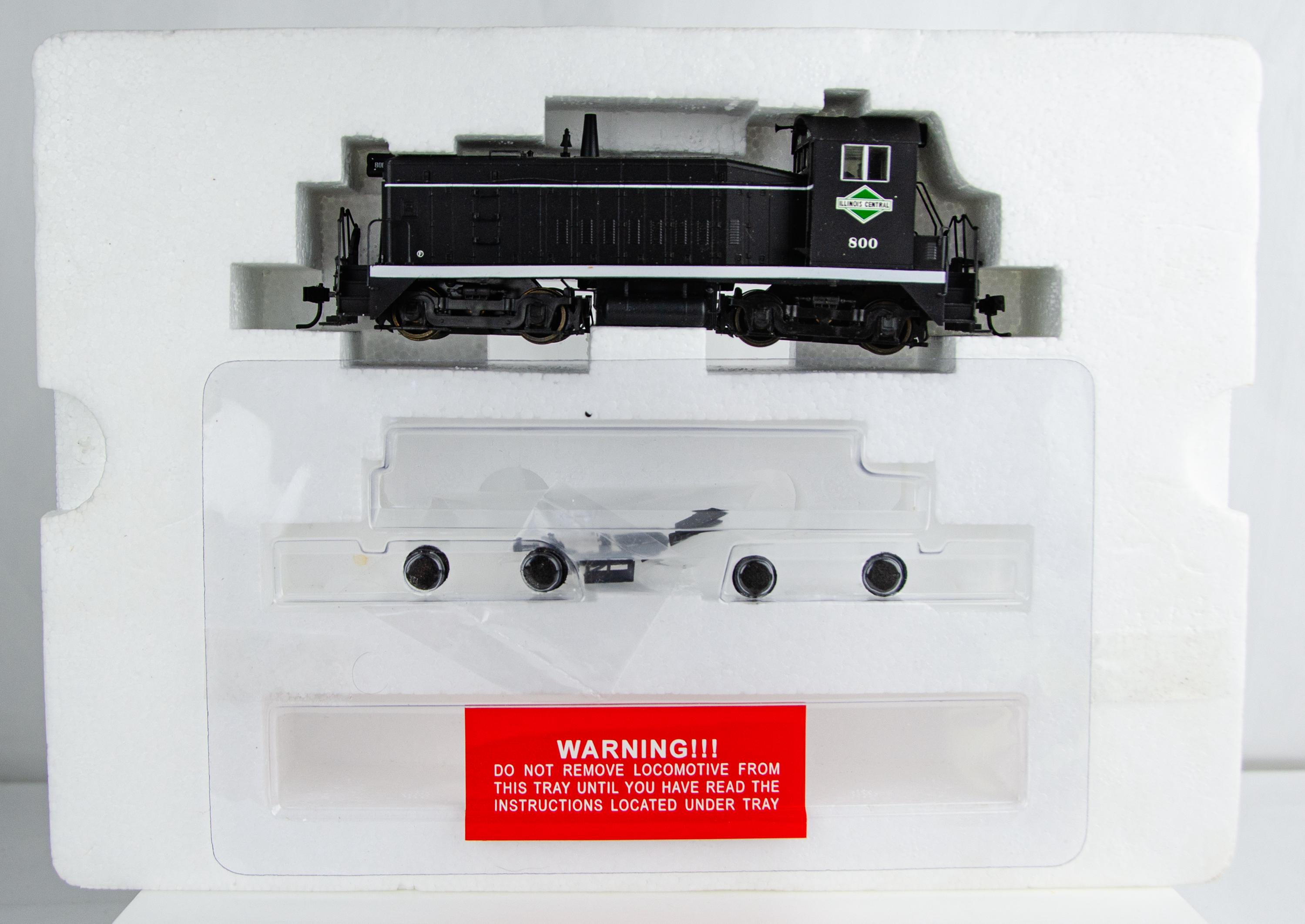 Proto Sw8 Proto 1:87 HO Scale Illinois Central SW8 Locomotive Model Train Car ...
