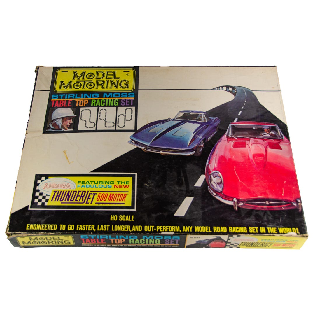1963 Aurora Model Motoring Stirling Moss Thunderjet 500 Slot Car