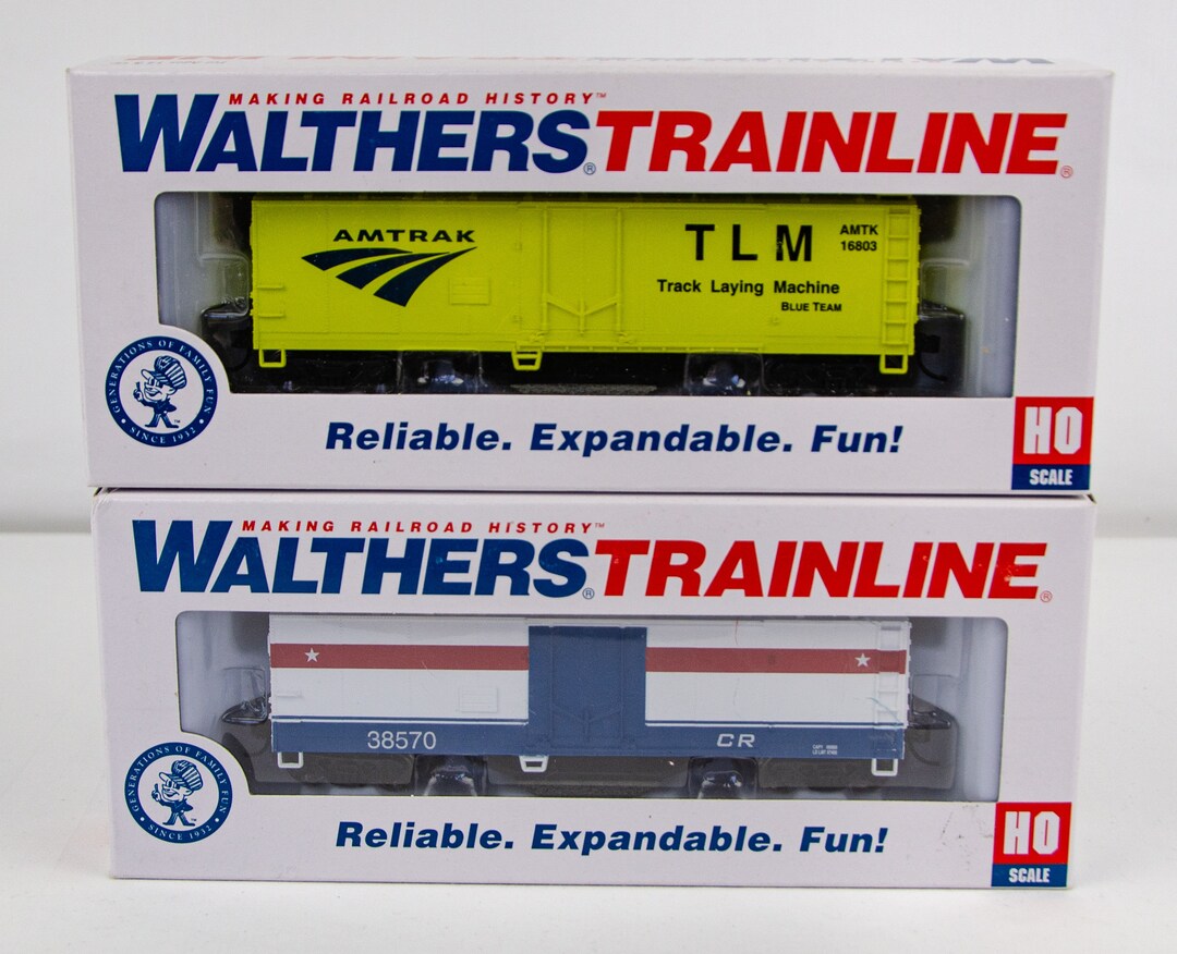 Walthers Trainline Conrail & Amtrak Track Cleaning 187 HO Train Box