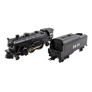 Lionel 6-8616 ATSF gegoten stoomlocomotief en tender: schaalmodel 1:48 O