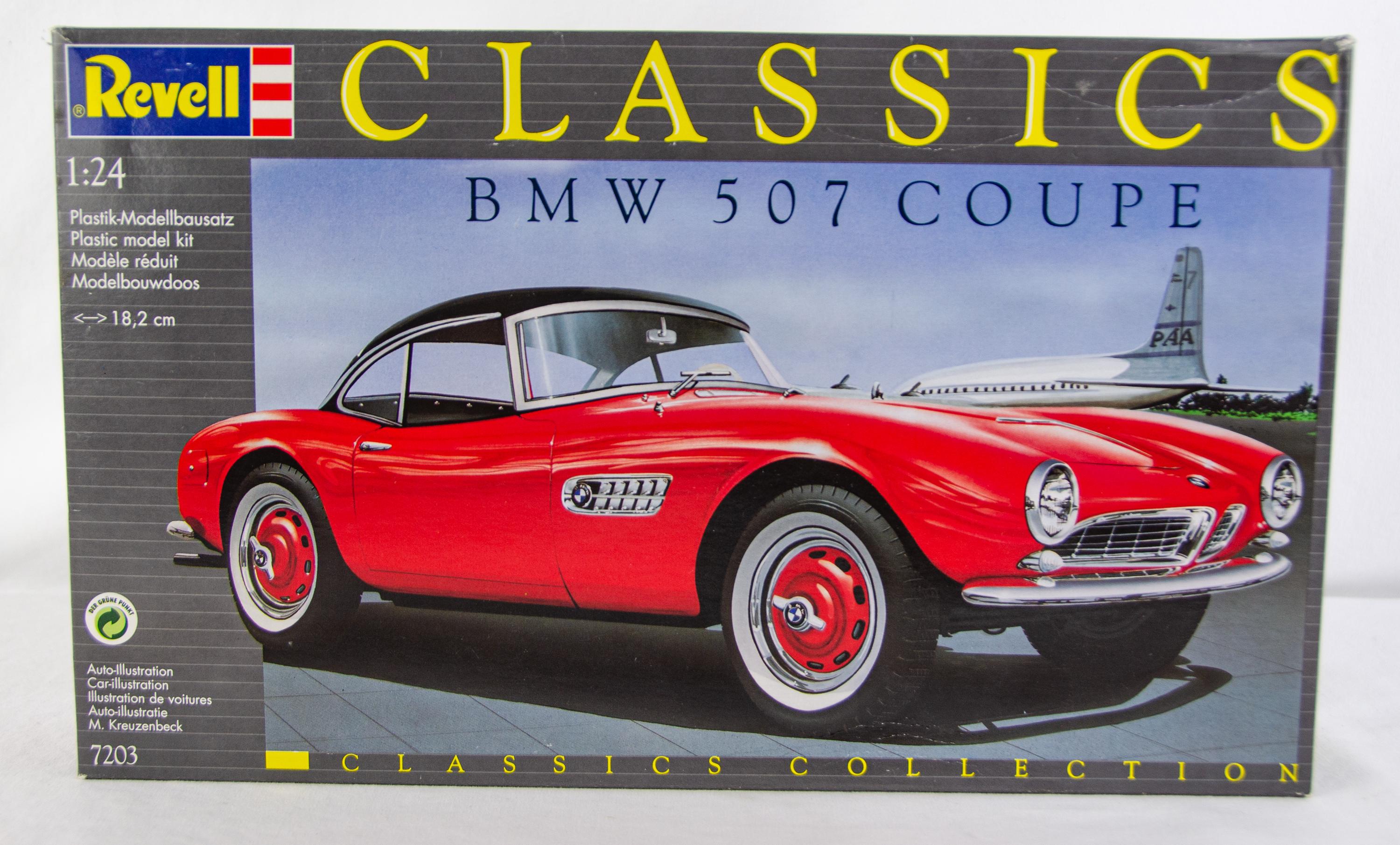 Vintage Revell Classics 1/24 Scale BMW 507 Coupe Model Car