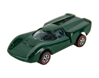 Vintage Hot Wheels 1:64 Scale 1967 Redline Deora Diecast Model Car