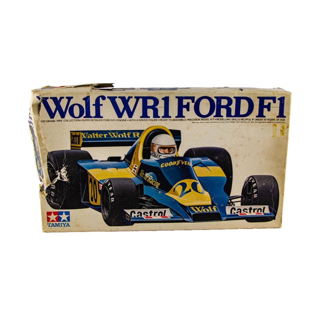 Tamiya Grand Prix Wolf WR1 Ford F1 Japan 1:20 Scale Model Race Car