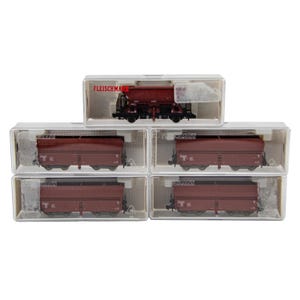Fleischmann 8522 & 8513 Entladebunker 1:160 N Güterwagen Set