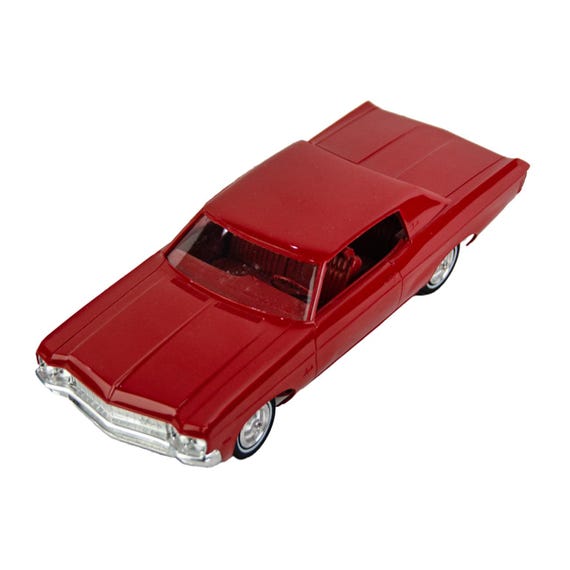 amt 1/25 1970 chevrolet impala 完成品 Vintage AMT 1:25 Scale 1970 Chevy Impala SS Hardtop Plastic