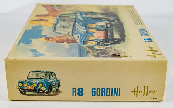Renault R8 Gordini 1/24 Heller + colle et peintures - HEL-56700