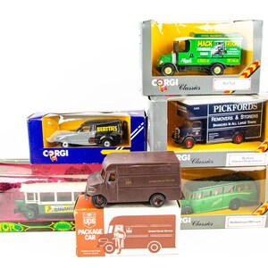 Corgi Solido Bus Truck Lot Renault Bus Bedford Pickfords Mack Trucks Norfolks