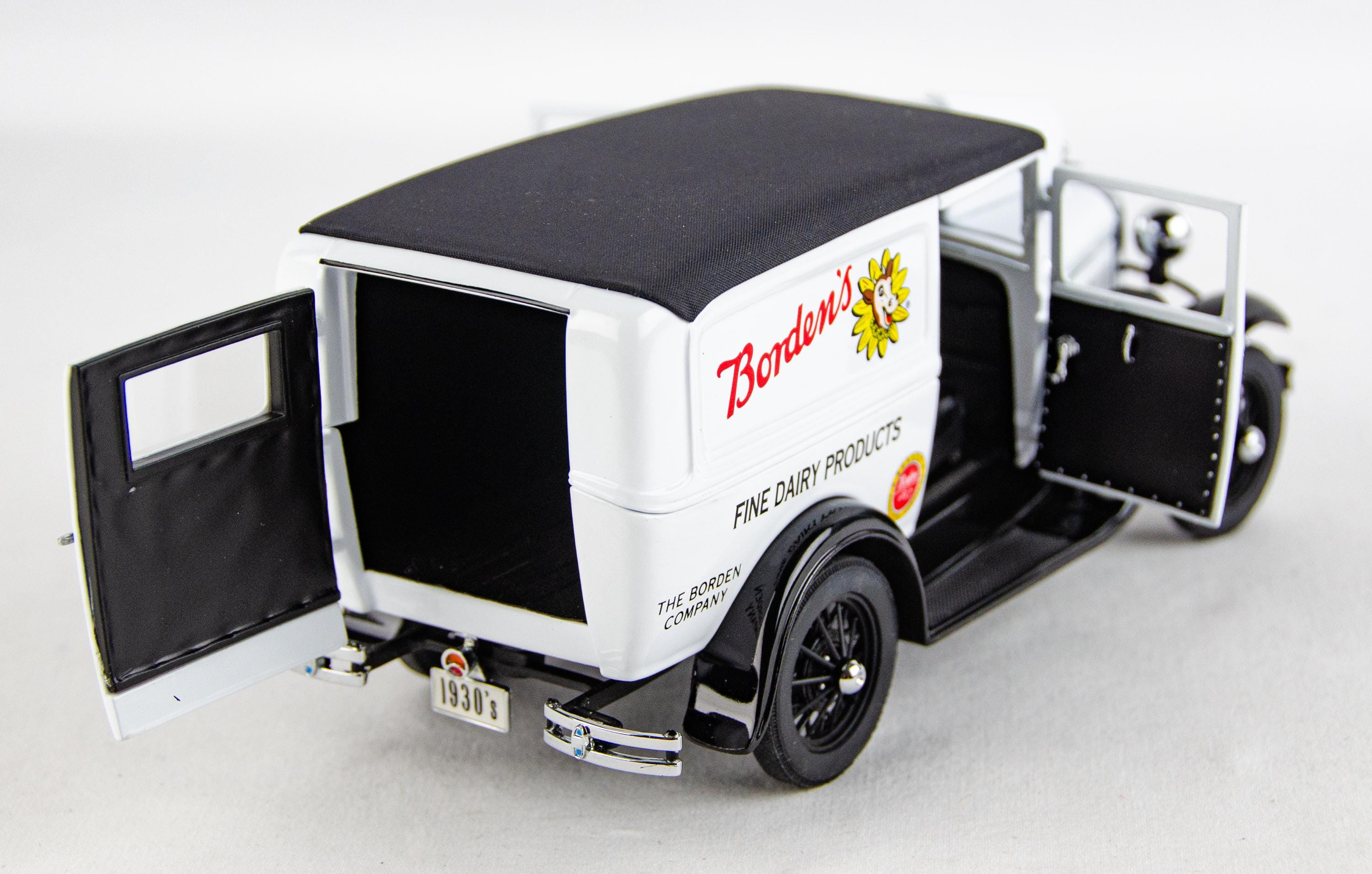 1930's Danbury Mint Ford Panel Borden Milk Delivery Truck Diecast