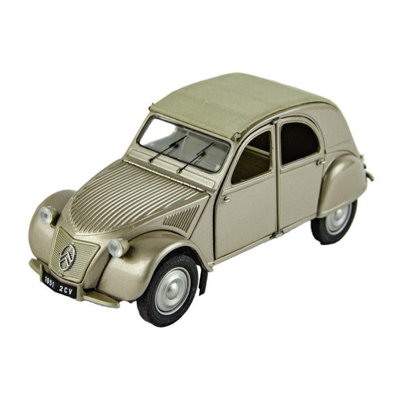 Franklin Mint 1/24 シトロン CITROEN 2CV Franklin Mint 1951 Citroen 2CV Silver 1:24 Scale Diecast Model Car