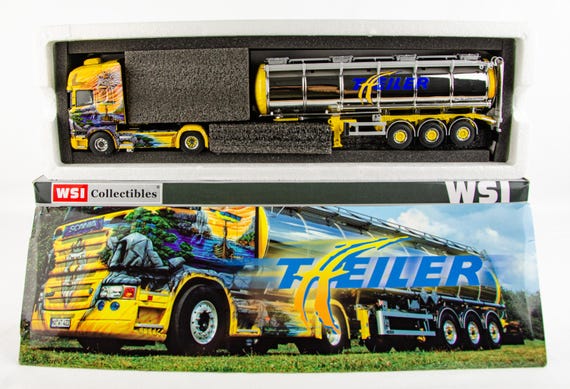 WSI Scania R Topline Tanker 1:50 Scale Diecast Model Truck WSI Scania R Topline Tanker 1:50 Scale Diecast Model Truck