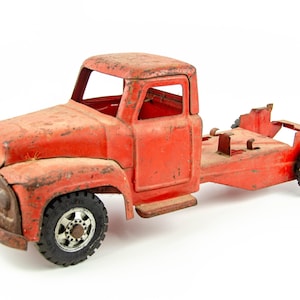 Vintage 1950s Buddy L Semi Truck Cab 18&quot; Pressed Steel