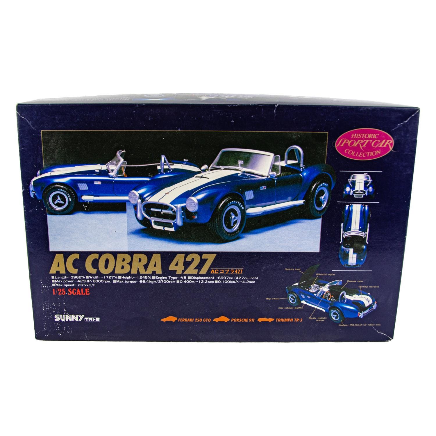 Sunny Tri-s Historic Sports Car AC Cobra 427 Japan 1:25 Scale