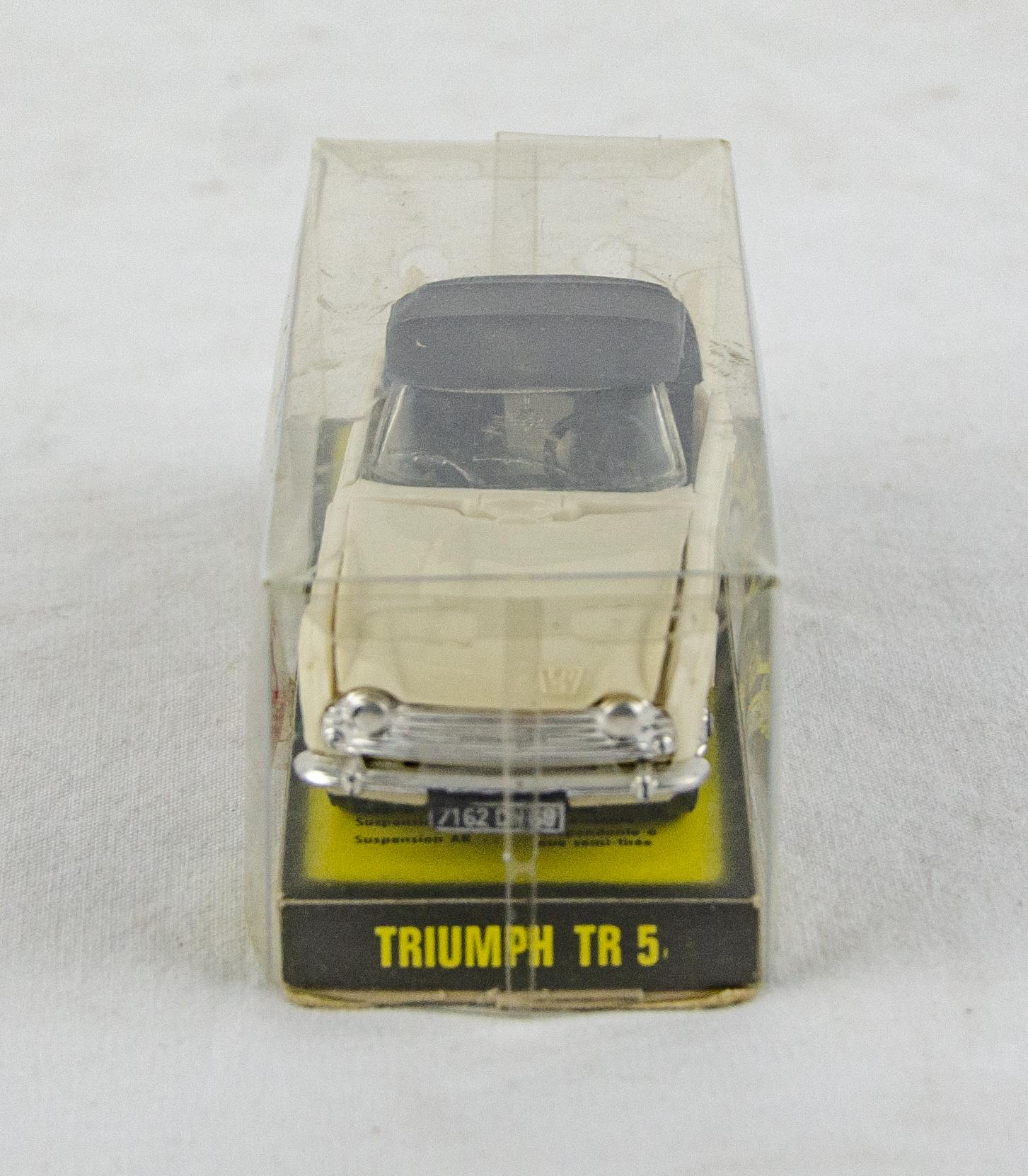 Norev No. 144 Triumph TR 5 Convertible Ivory France 1:43 Scale
