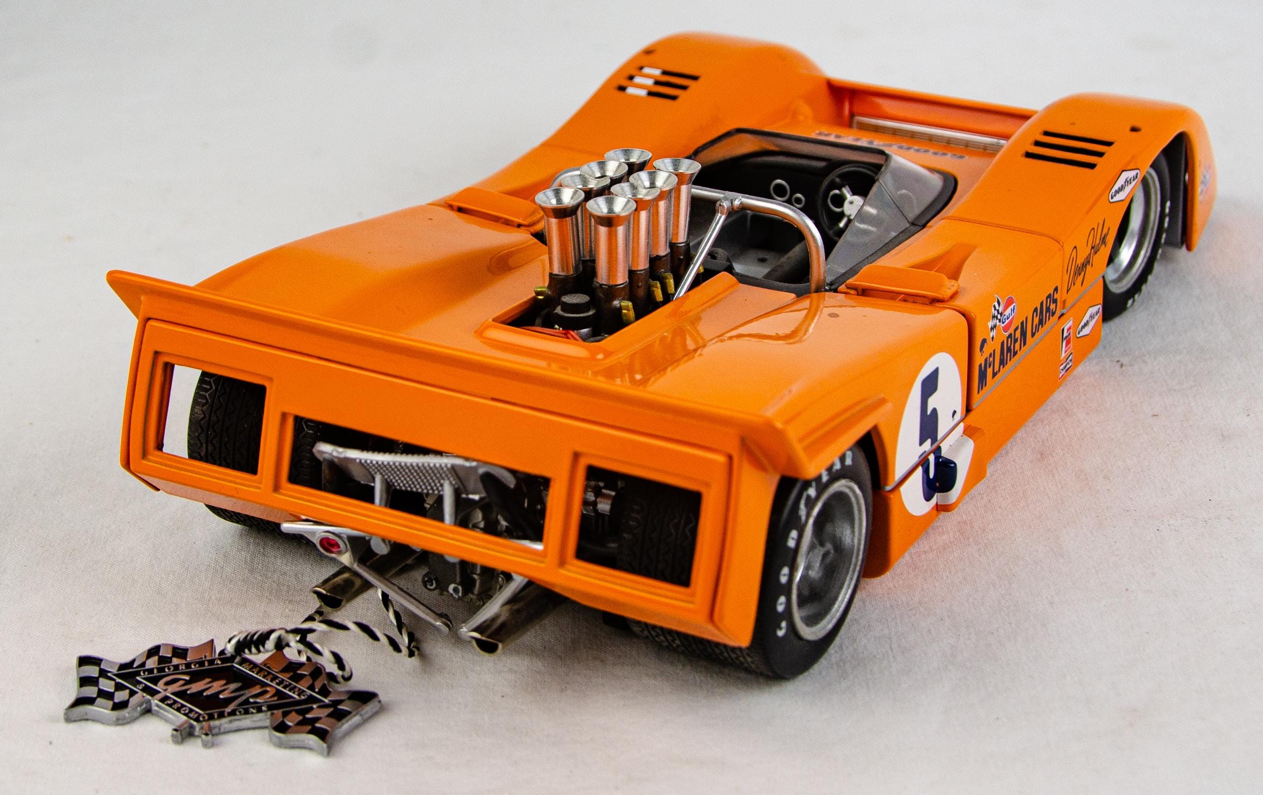 1/18　GMP McLaren　M8A ＃5 GMP 12022 1968 Denny Hulme Mclaren M8A #5 Orange 1:18 Scale