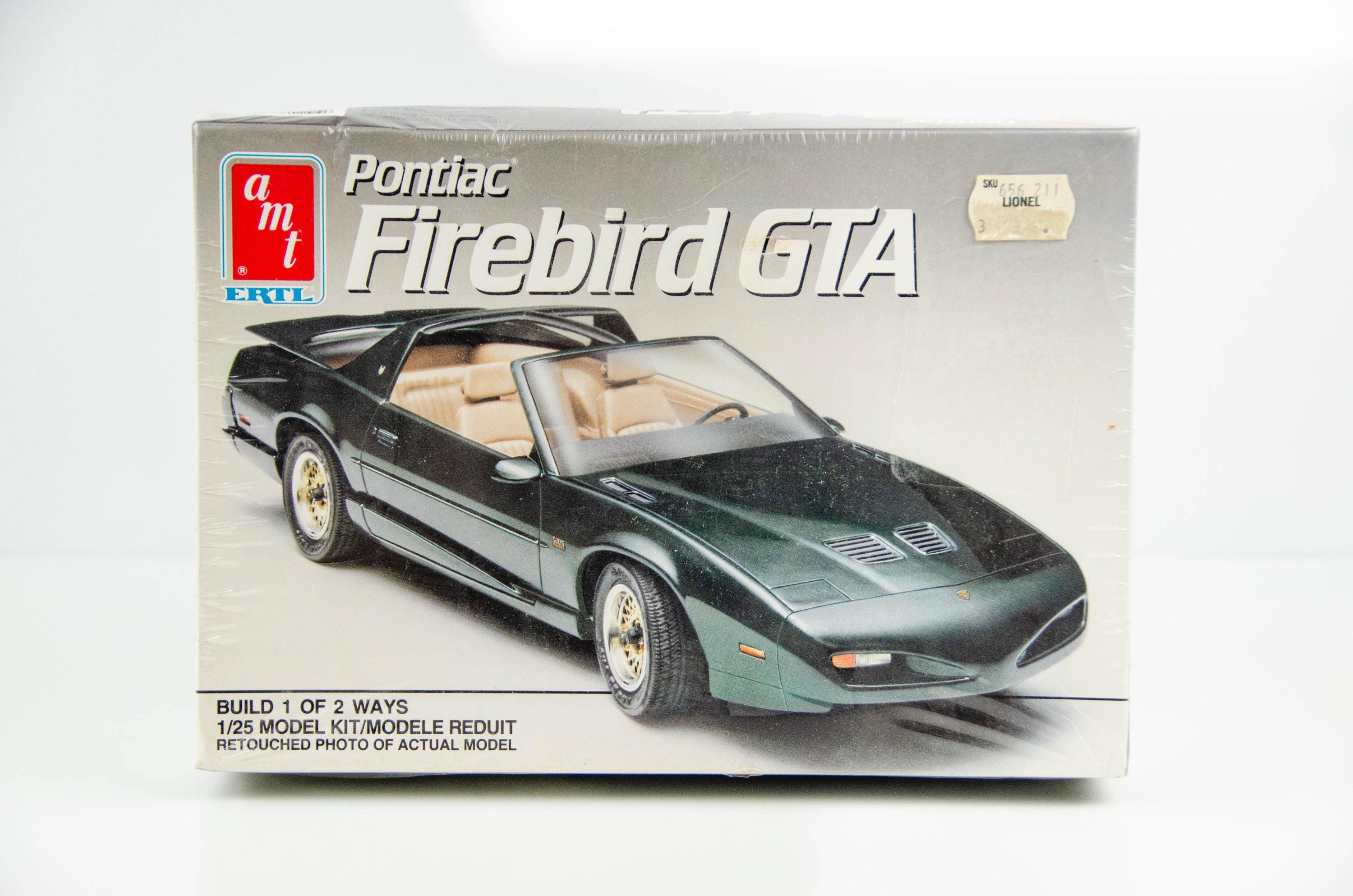 AMT 1/25 Model Car Kit 1991 Pontiac Firebird GTA Black 6024 - Etsy