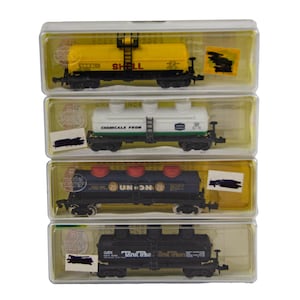 Model Power Chemikalien Panzer Union 1:160 N Modellbahn Güterwagen 4P Lot