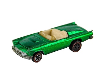1968 Hot Wheels Mattel Redline Classic '57 Bird Green 1:64 Scale Diecast Toy Car
