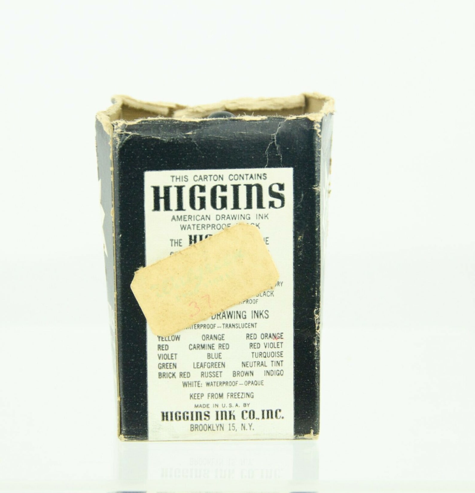 Vintage Higgins India Ink Waterproof Black 4415 Etsy