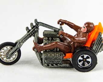 Hot Wheels Hot Wheels RRRumblers MOTOR⑥ Hot Wheels Rrrumblers 1971 Torque Chop Trike in Orange