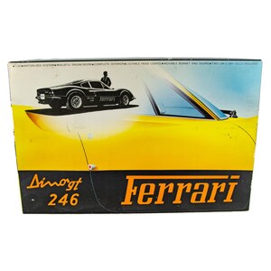 Aoshima Ferrari Dino 246 GT Midship Series Japan 1:20 Scale Model Sports Car Kit