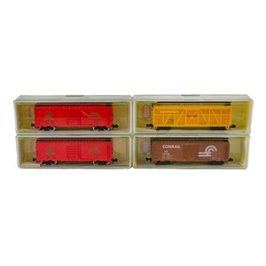 Assorted Model Power Box & Cattle 1:160 N Modellzug Güterwagen 4P Lot