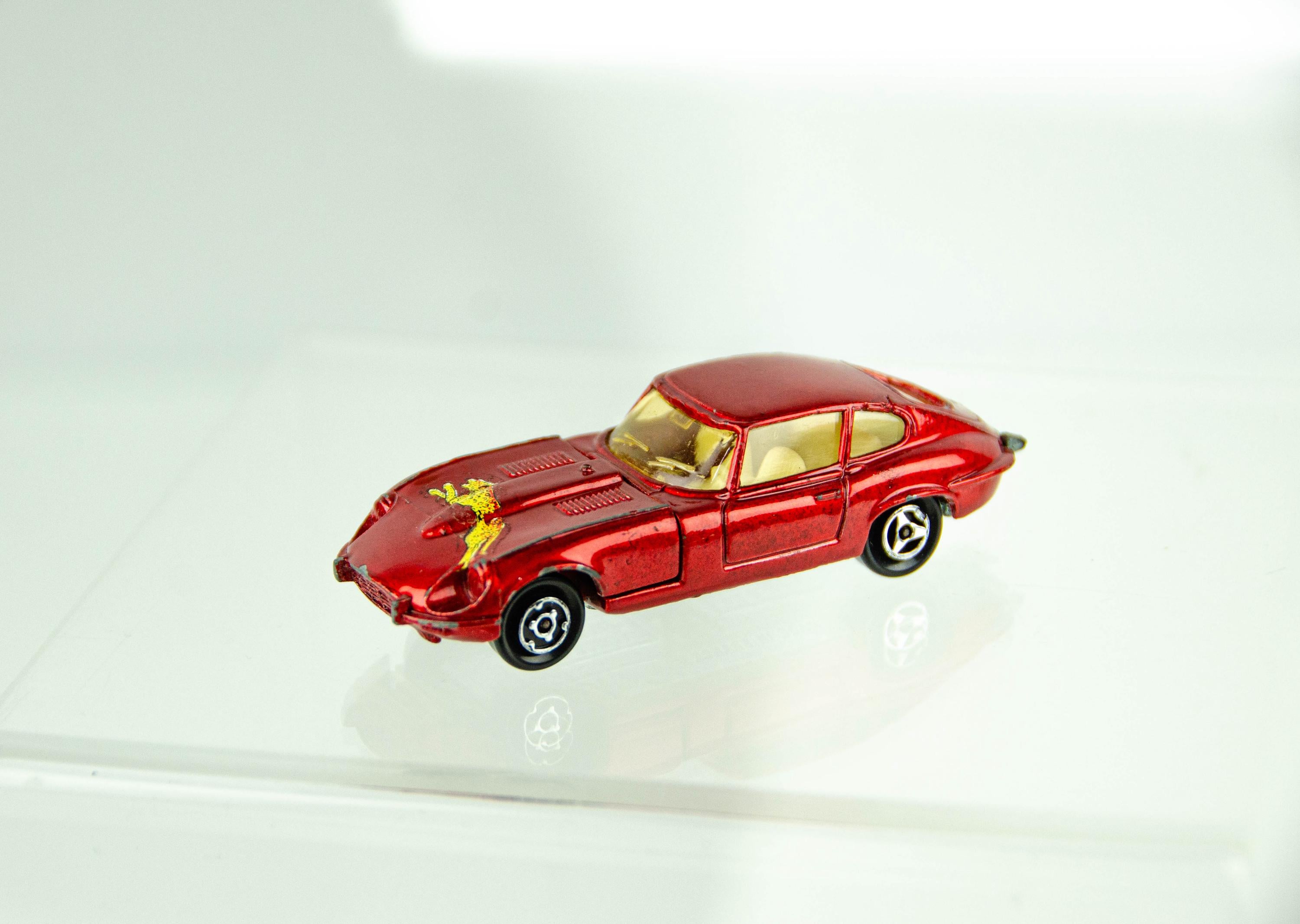 Majorette Jaguar Type E V12 Red No. 207 Vintage Diecast Car - Etsy