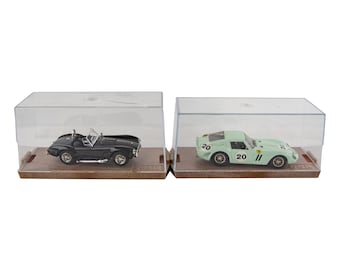 Box Model Ferrari & AC Shelby Cobra Italy 1:43 Scale Diecast Model Car 2P Lot