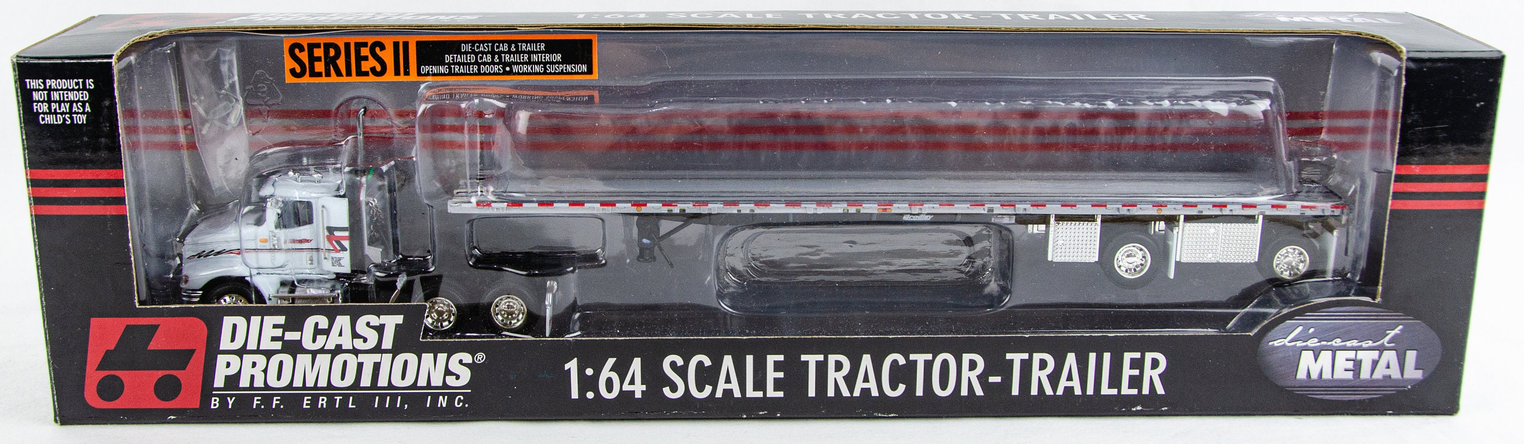 Diecast Promotions 1:64 Scale Bradley Flat Bed Tractor Trailer - Etsy