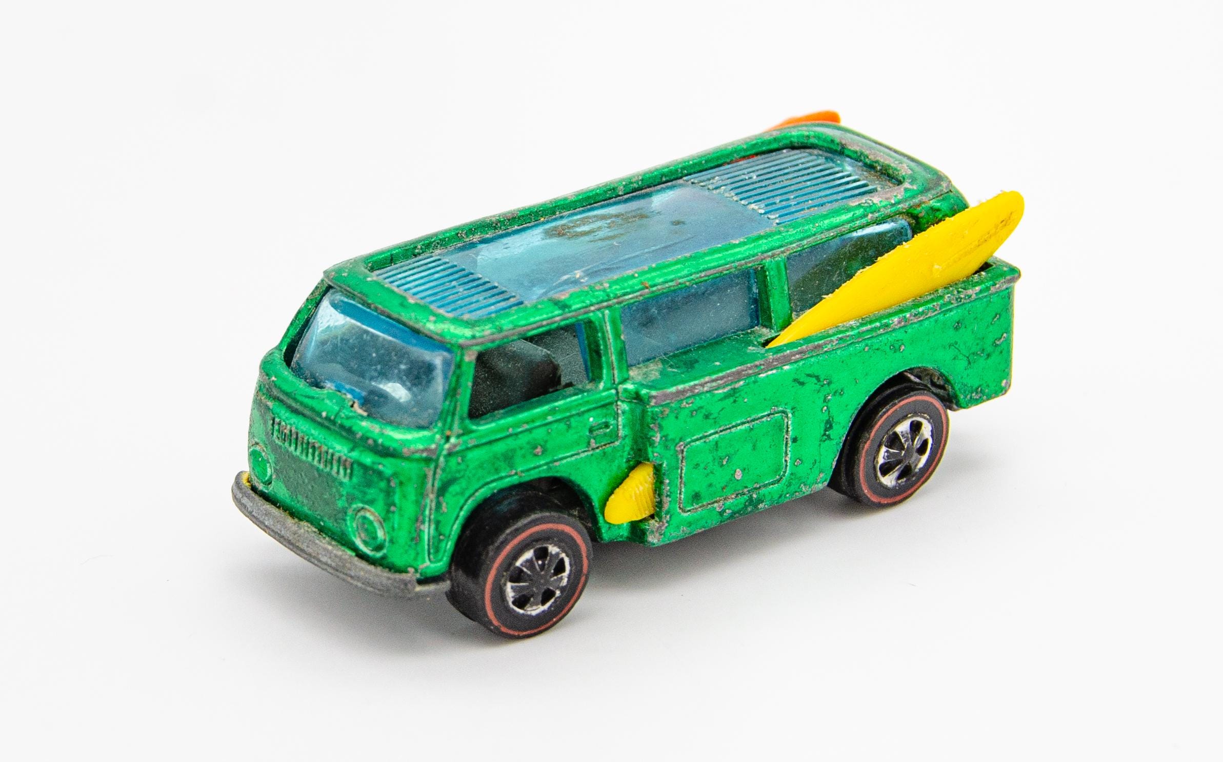 Vintage Hot Wheels Redline Volkswagen Beach Bomb Green W/ Dark