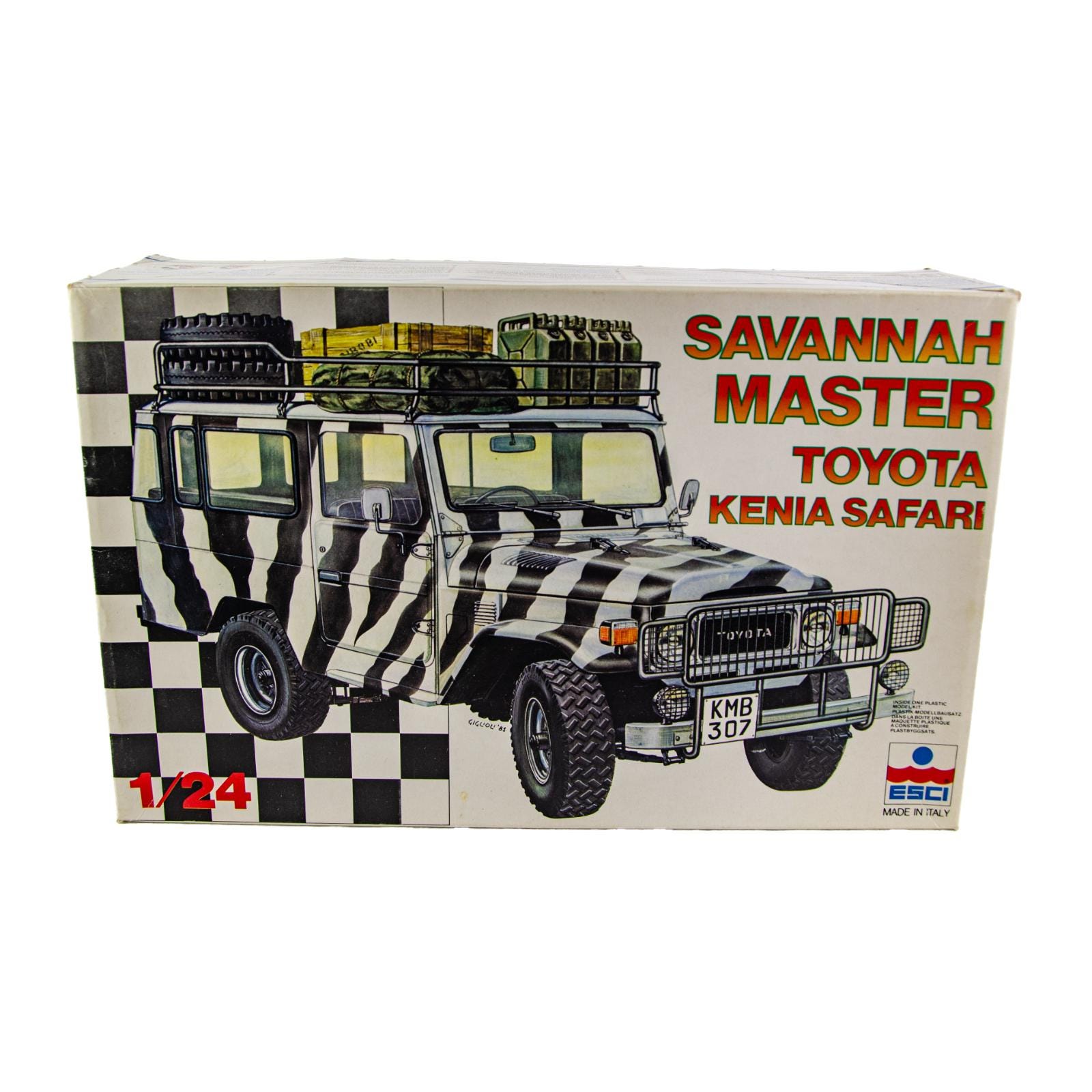 Esci Toyota BJ-44 Kenia Safari Savannah Master Italy 1:24 Scale