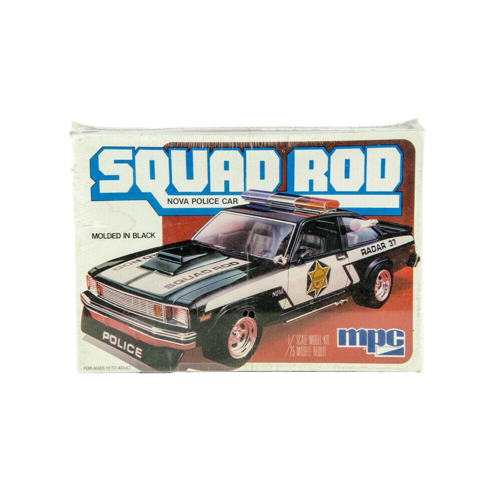 Rare Vintage Sealed Model Car Kit MPC 1-0744 Chevy Nova Squad Rod 