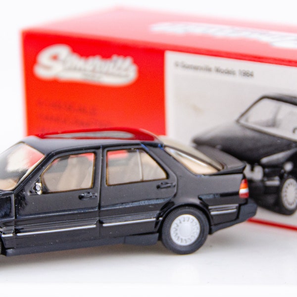 Vintage Somerville Models No. 122 Saab 9000 Turbo 16 - Black (1:43 Scale)