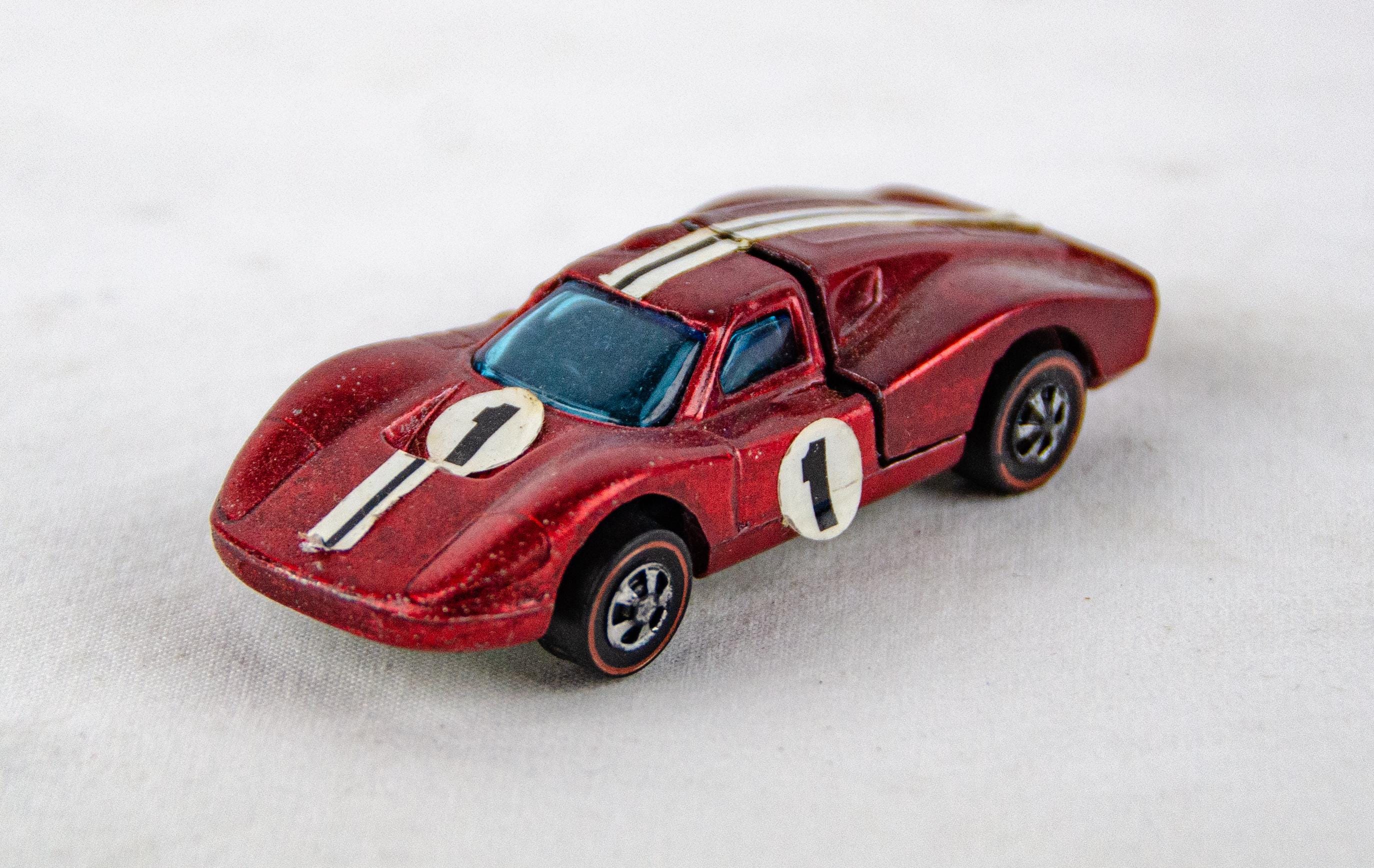 1968 Hot Wheels Mattel Redline Ford Mk IV #1 Red Spectraflame 1:64