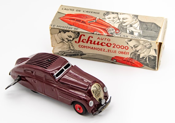 Vintage Schuco Kommando Anno 2000 Wind up Car W/ Key & Original