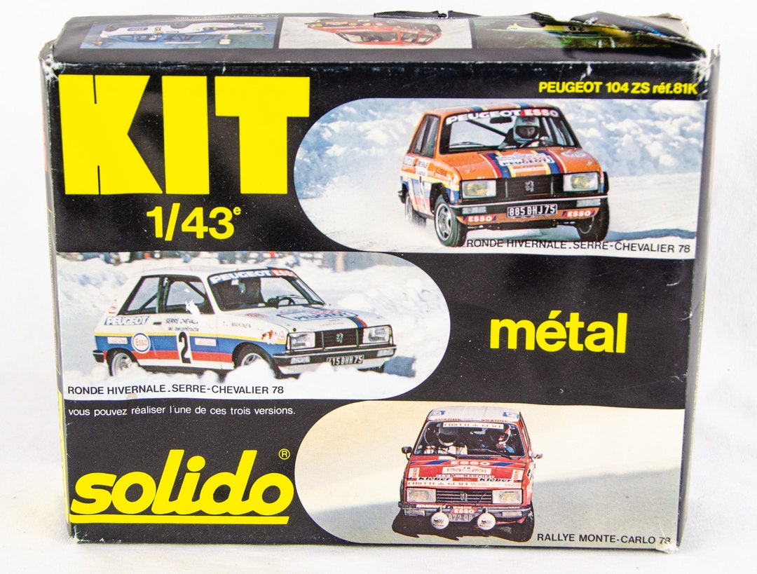 Solido 1/43, Voiture Peugeot P4 radio Armée Française, de nos