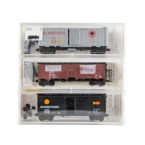 Assorted Micro Train Lines 1:160 N Modell Zug Güterwagen 3P Lot