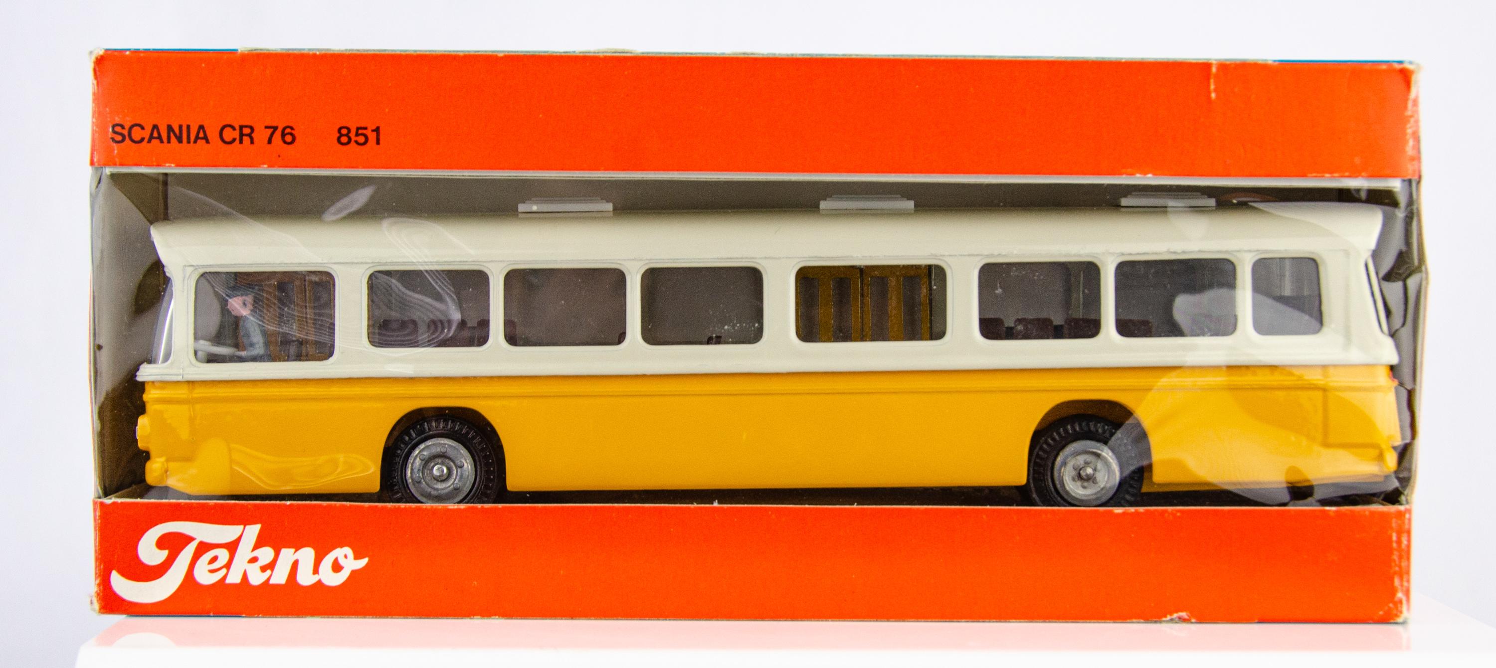 Vintage 1960s Tekno Denmark Holland 851 Scania CR-76 City