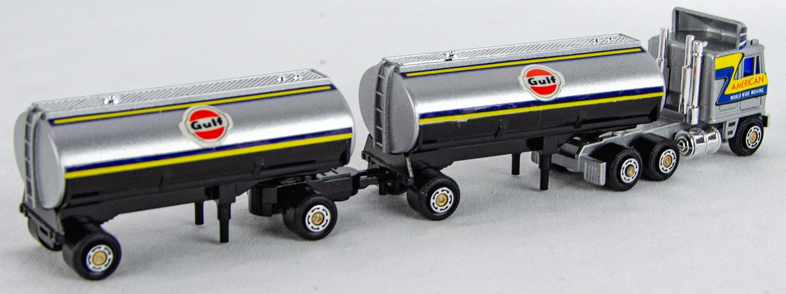 SHINSEI MINI POWER GMC TANDEM TANKER SHELL 1:12.. | Köp på