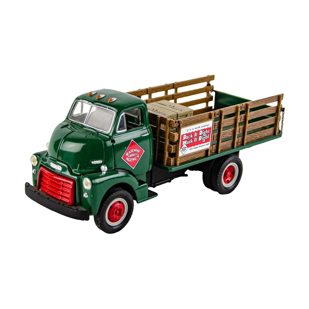 First Gear 1952 GMC Stake Truck Railway Express Agency 1:34 Scale