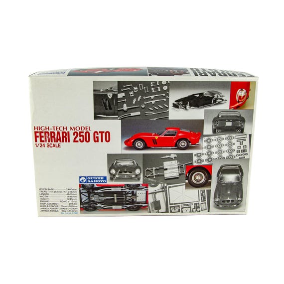 【激レア・新品】グンゼ　ハイテック　フェラーリ250GTO 金属フレーム 希少 絶版 1/24 グンゼ フェラーリ250GTO 金属フレーム エッチング
