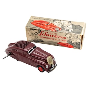 Vintage Schuco Kommando Anno 2000 Wind Up Car w/ Key & Original Box Near Mint