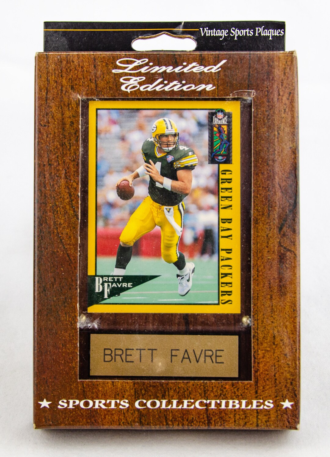 Vintage Sports Plaques NFL Green Bay Packers Brett Favre Etsy