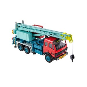 Camión grúa Mercedes Benz Krösche Liebherr a escala 1:50 de Conrad, modelo 3088.