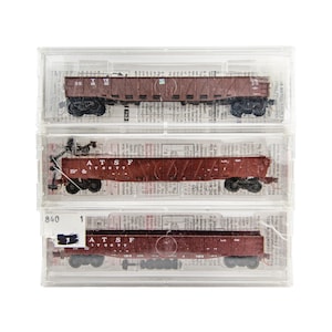 Assorted Micro Train Lines 1:160 N Scale Model Train Freight Gondola Cars 3P Lot
