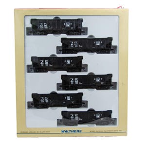 Walthers 1:87 HO Scale Atlantic PS-3 Twin Hopper Model Train Car 6 Pack 932-946