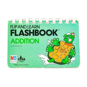 Millésime 1979 Complément Flash Book Milton Bradley 7722 Flip and Learn - Éducation
